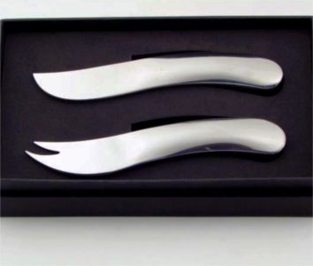 Set 2 coltelli formaggi onda
